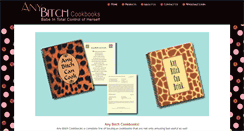 Desktop Screenshot of anybitchcookbooks.com