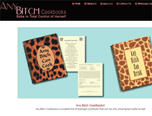 Tablet Screenshot of anybitchcookbooks.com